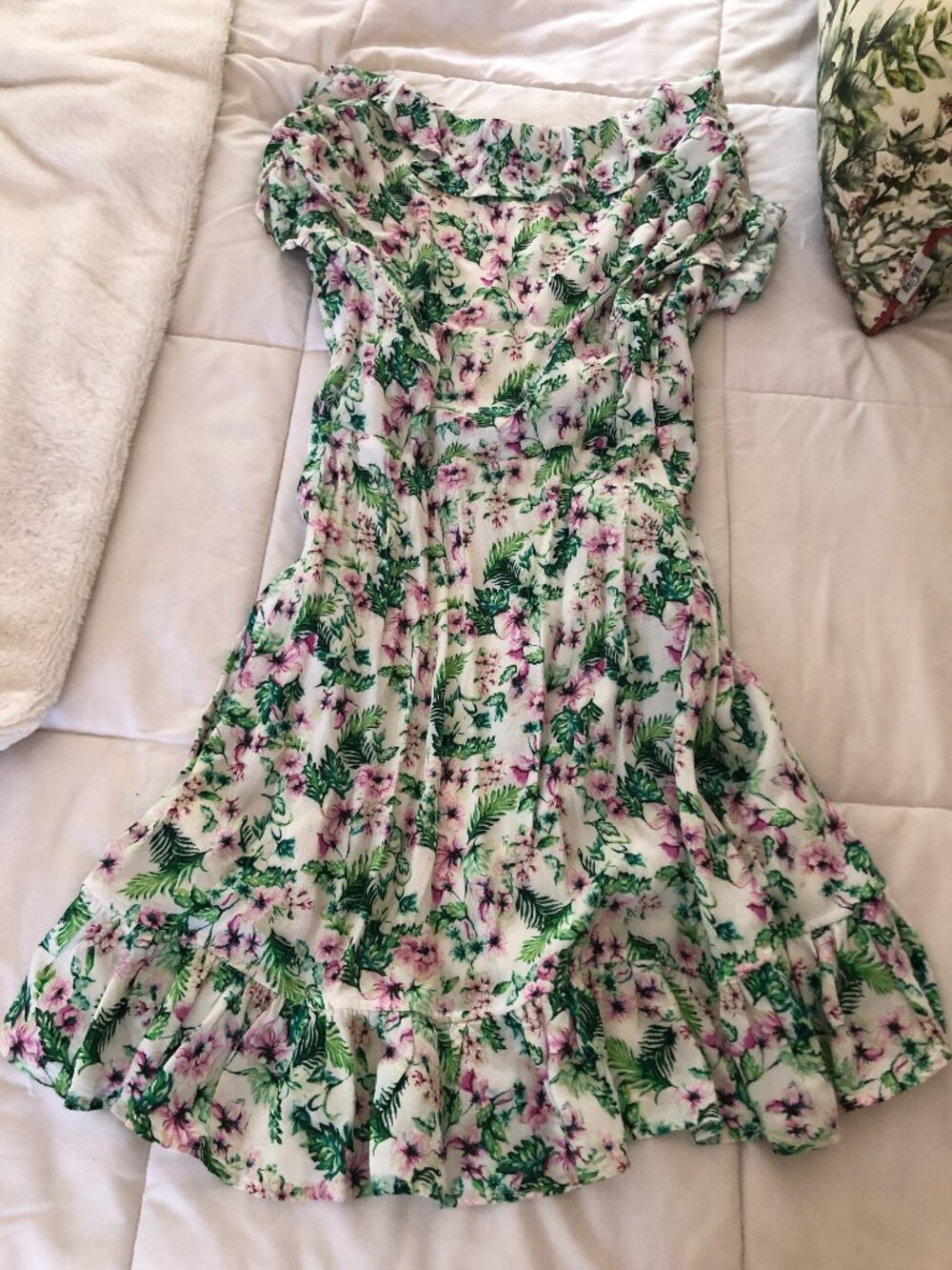 Juicy Couture floral wrap dress